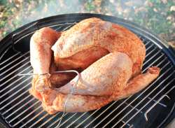 Smoking Raw Turkey WSM