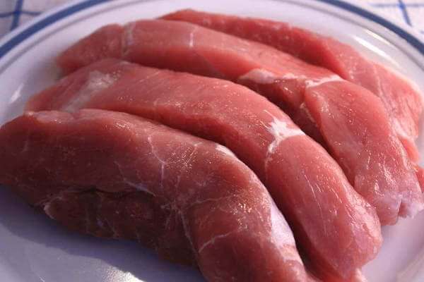 Smoked Country Style Pork Ribs Are Tender Juicy And Tasty Raw Country Style Ribs Before Being Seasoned On A White Plate
