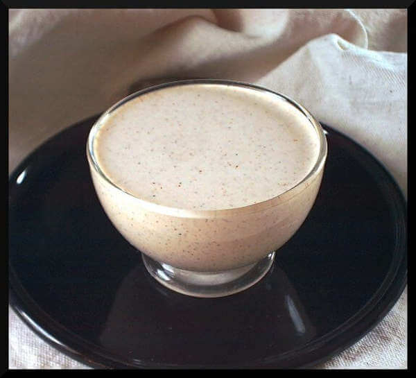 Alabama White Barbeque Sauce In Clear Glass Bowl