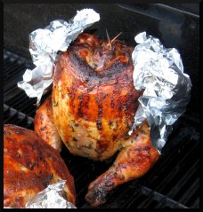 Juicy Beer Butt Chicken On The Grill