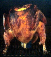 Grill-Smoked Beer Can Turkey Cooked To Sweet Perfection By The State of Georgia's Honorable Fellow, Mr. Jarod Mock.