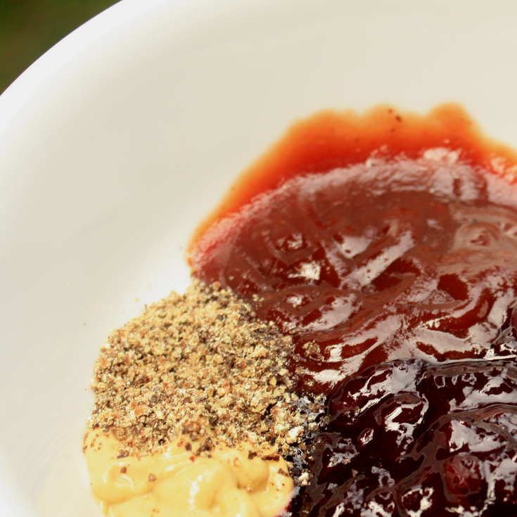 Barbecue Sauce Recipe Ingredients In Bowl