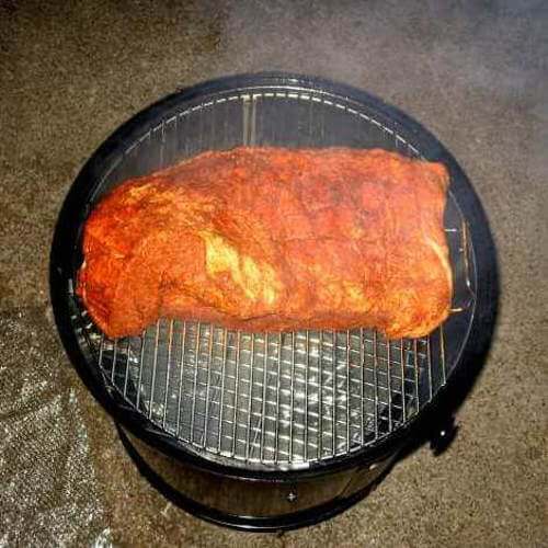 A Whole Beef Brisket In a Weber Smoky Mountain Cooker