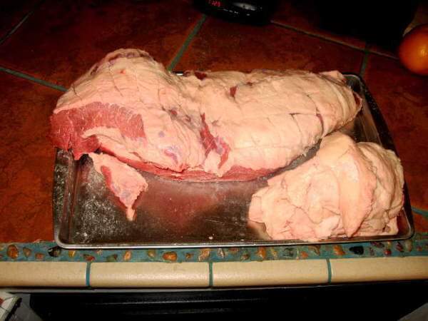 how much fat to trim off brisket
