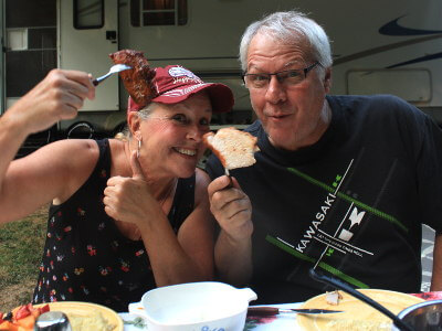 Dizzy and Karen Love Smoked Pork Loin! Dizzy and Karen Love Smoked Pork Loin!