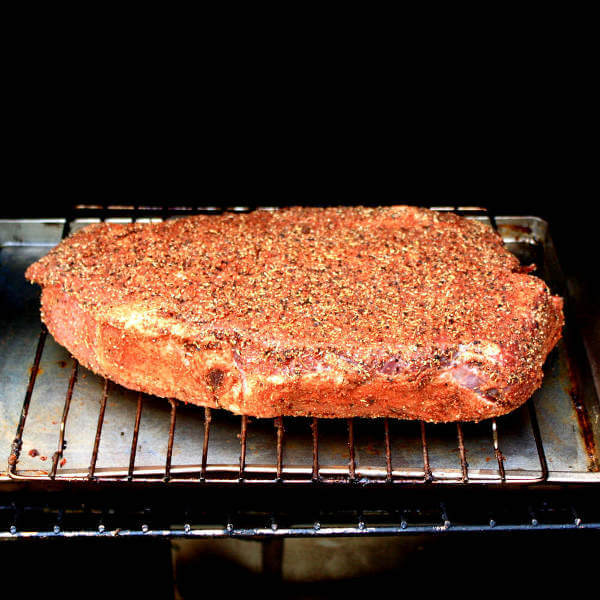  Gewürzter Beef Chuck Roast im Masterbuilt Smoker