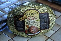 Pre-Cooked Spiral Cut Ham In Packaging