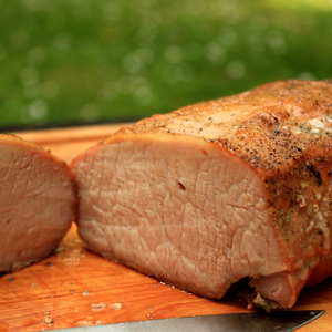 A Center Cut Pork Loin Will Take More Time to Cook When Smoked At a Low Temperature.