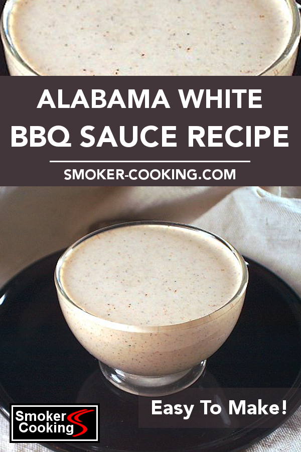 Alabama White Barbecue Sauce In a Glass Bowl