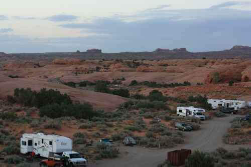Smoking Chicken at Sand Flats Rec Area, Moab, Utah