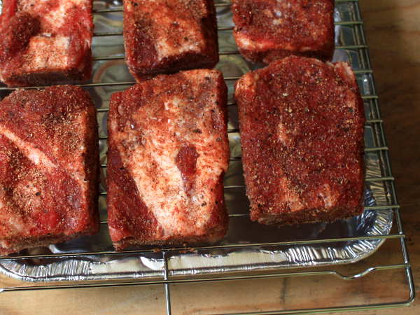 Seasoned Short Ribs, Ready For The Smoker