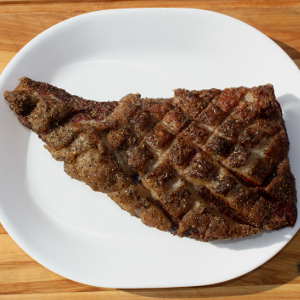 Smoked With Oak Wood, This Tri Tip Roast Was Cooked To a Juicy and Tender Medium Rare