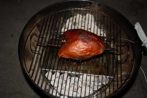 Grilling Turkey in a Weber Kettle Grill, Using The Indirect Method