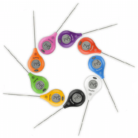 The ThermoPop Thermometer - A Color Available For Any Mood! The ThermoWorks ThermoPop Thermometer Is Offered In 9 Different Colors