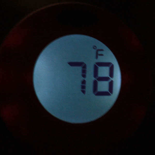 Display Backlight Of My ThermoWorks ThermoPop Thermometer Glowing Like a Firefly! See How The Backlight Feature of The ThermoWorks ThermoPop Thermometer Looks In the Dark?