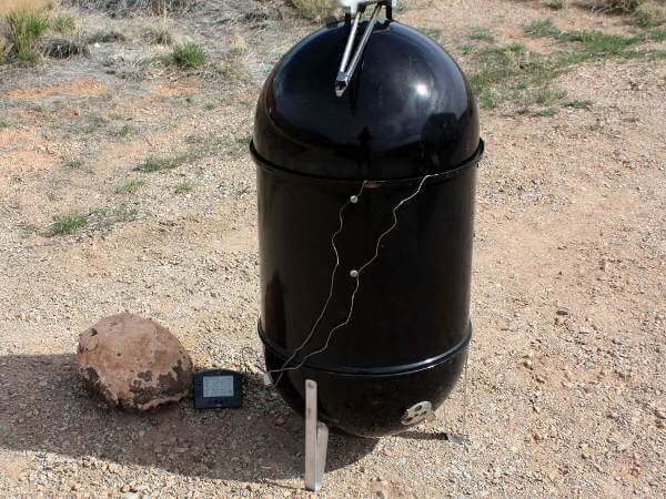 Fumeur de charbon de Bois Weber Smoky Mountain